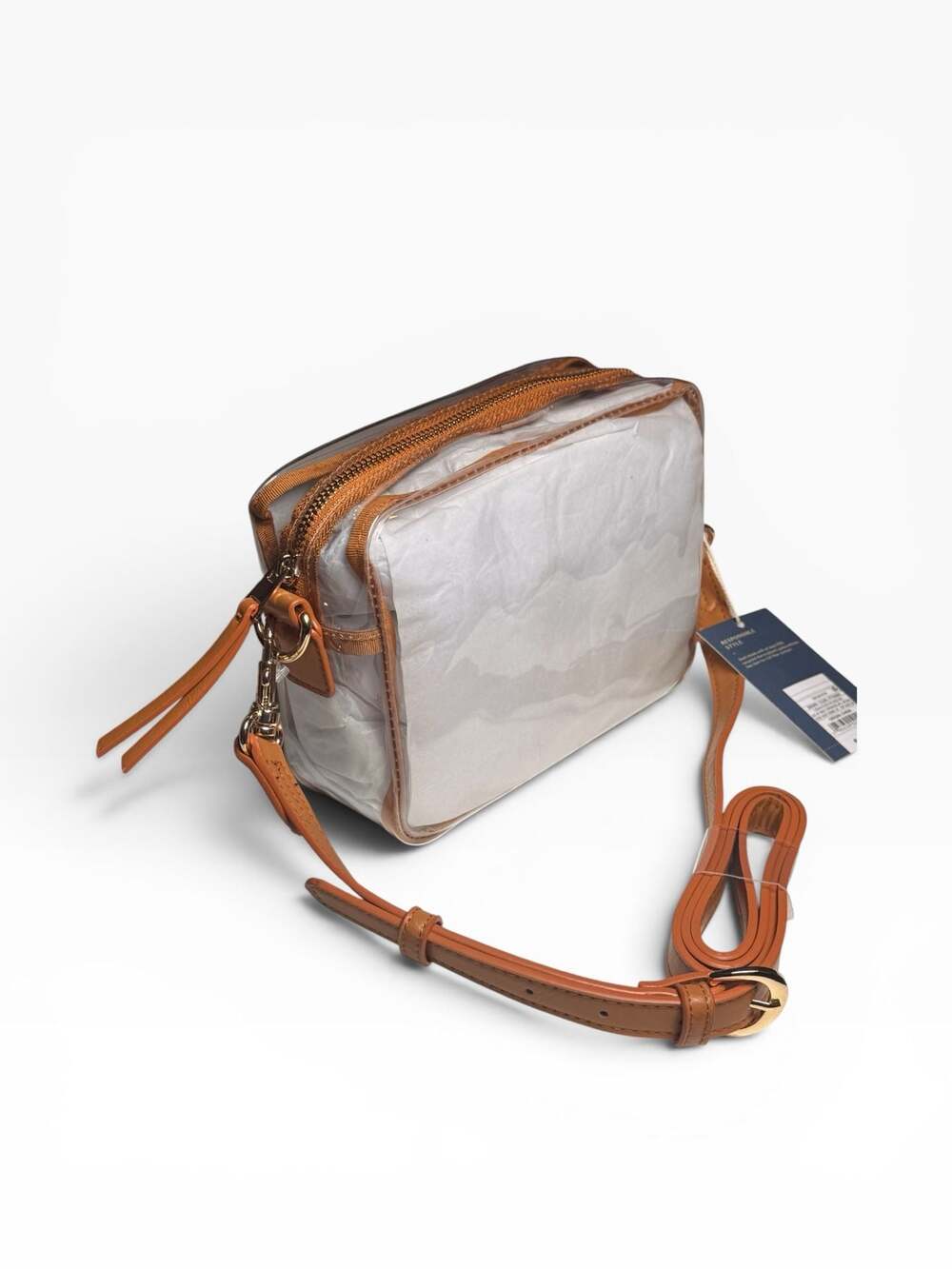 Target Clear and Brown Crossbody Bag